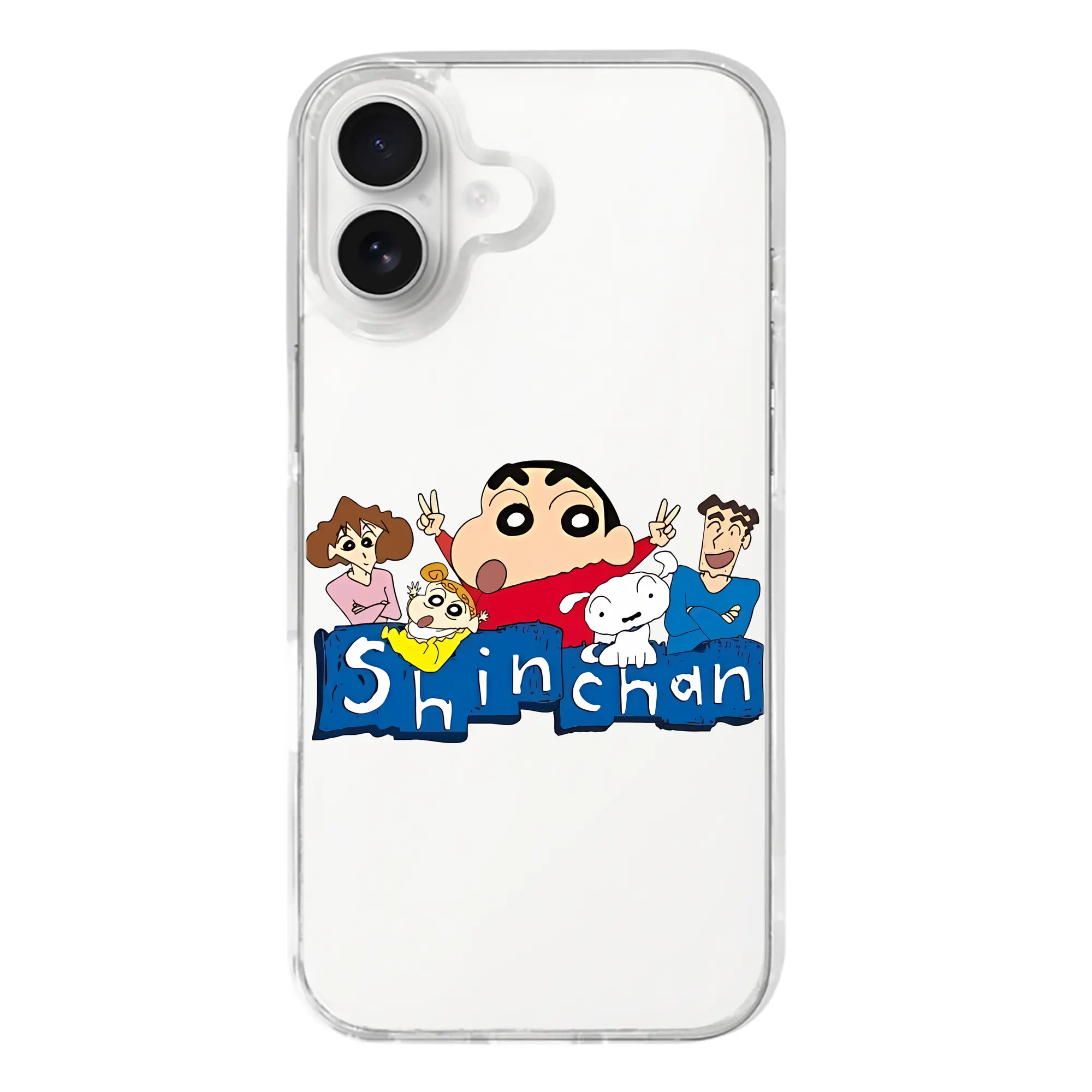 クレヨンしんちゃん グッズ 野原 ひろし - iPhone 17シリーズ 透明スマホケース – 薄型・耐衝撃・精密フィット保護カバー